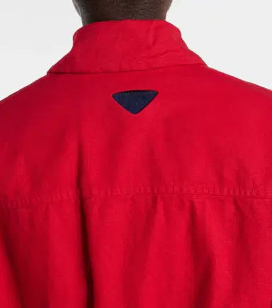Prada Cropped cotton bomber jacket | Thumbnail 6 Prada Cropped cotton bomber jacket | Thumbnail 6