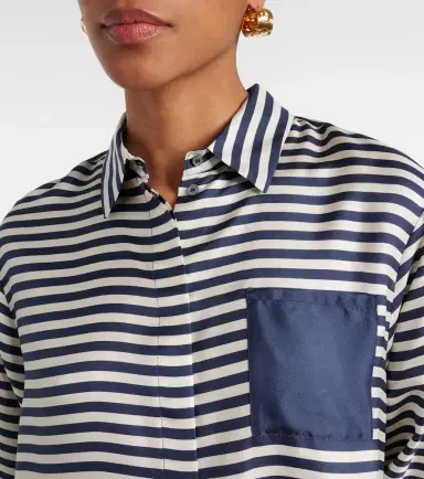 'S Max Mara Maya striped silk shirt | Thumbnail 2 'S Max Mara Maya striped silk shirt | Thumbnail 2