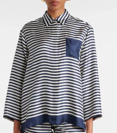 'S Max Mara Maya striped silk shirt | Thumbnail 5 'S Max Mara Maya striped silk shirt | Thumbnail 5