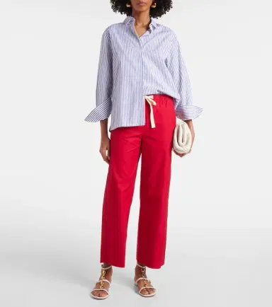 'S Max Mara Argento cotton wide-leg pants | Thumbnail 3 'S Max Mara Argento cotton wide-leg pants | Thumbnail 3