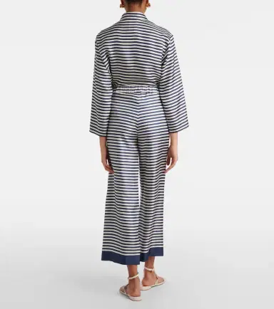 'S Max Mara 'S Max Mara Nine striped silk wide-leg pants | Thumbnail 5 'S Max Mara 'S Max Mara Nine striped silk wide-leg pants | Thumbnail 5