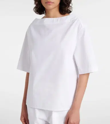 Tod's Oversized cotton poplin top | Thumbnail 3 Tod's Oversized cotton poplin top | Thumbnail 3