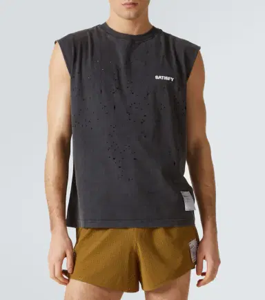Satisfy othTech uscle distressed cotton T-shirt | Thumbnail 5 Satisfy othTech uscle distressed cotton T-shirt | Thumbnail 5
