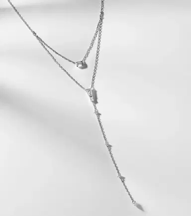 Bucherer Fine Jewellery Inner Fire 18kt white gold necklace with diamonds | Thumbnail 5 Bucherer Fine Jewellery Inner Fire 18kt white gold necklace with diamonds | Thumbnail 5