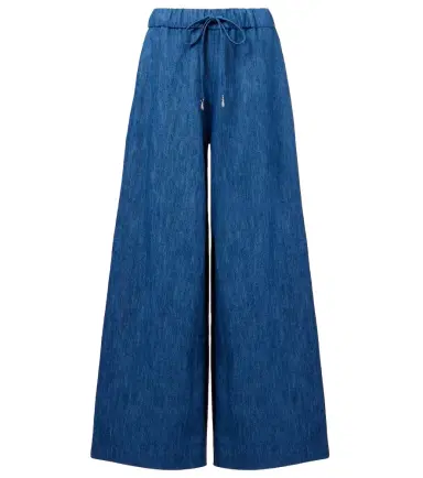 Gabriela Hearst Gelos high-rise cotton and linen wide-leg pants | Thumbnail 1 Gabriela Hearst Gelos high-rise cotton and linen wide-leg pants | Thumbnail 1