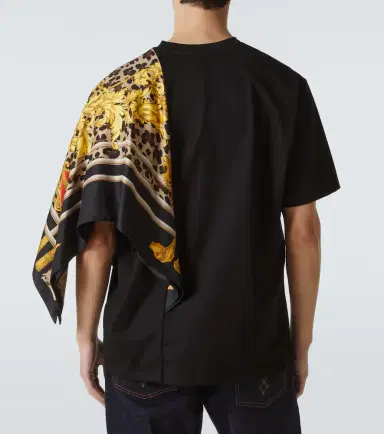 Junya Watanabe Black Sabbath caped cotton jersey T-shirt | Thumbnail 2 Junya Watanabe Black Sabbath caped cotton jersey T-shirt | Thumbnail 2