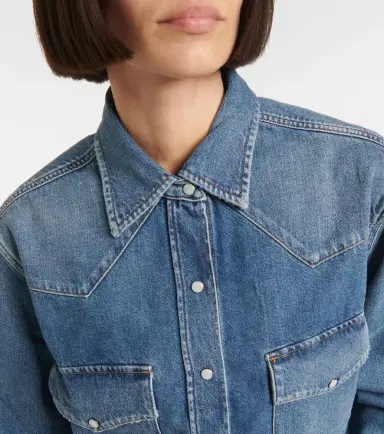 Citizens of Humanity Cropped denim shirt | Thumbnail 2 Citizens of Humanity Cropped denim shirt | Thumbnail 2