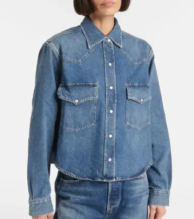 Citizens of Humanity Cropped denim shirt | Thumbnail 3 Citizens of Humanity Cropped denim shirt | Thumbnail 3