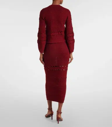 Elie Saab Crochet cardigan | Thumbnail 6 Elie Saab Crochet cardigan | Thumbnail 6