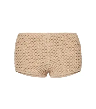 Elie Saab Crochet cotton-blend shorts | Thumbnail 1 Elie Saab Crochet cotton-blend shorts | Thumbnail 1
