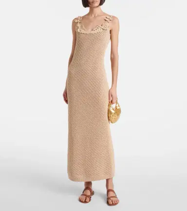 Elie Saab Floral-appliqué mesh gown | Thumbnail 3 Elie Saab Floral-appliqué mesh gown | Thumbnail 3