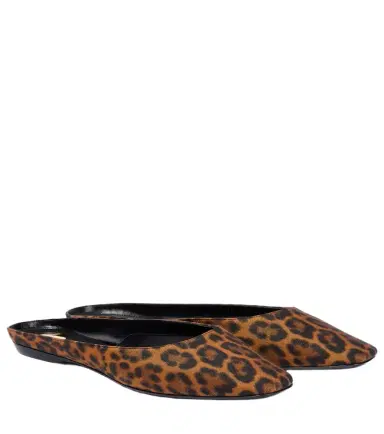 Saint Laurent Lido leopard-print mules | Thumbnail 1 Saint Laurent Lido leopard-print mules | Thumbnail 1