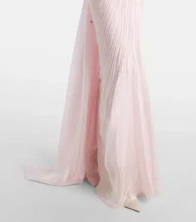 Maria Lucia Hohan Meilien pleated silk-blend chiffon gown | Thumbnail 6 Maria Lucia Hohan Meilien pleated silk-blend chiffon gown | Thumbnail 6