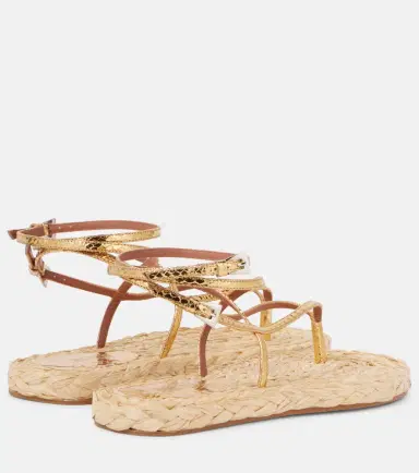 Paris Texas Hydra metallic leather thong sandals | Thumbnail 4 Paris Texas Hydra metallic leather thong sandals | Thumbnail 4