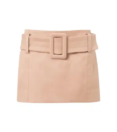 Patou Belted cotton twill miniskirt | Thumbnail 1 Patou Belted cotton twill miniskirt | Thumbnail 1