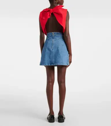 Patou Cotton miniskirt | Thumbnail 2 Patou Cotton miniskirt | Thumbnail 2