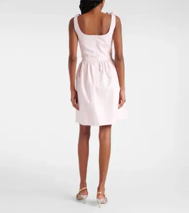 Giambattista Valli Floral-appliqué cotton minidress | Thumbnail 2 Giambattista Valli Floral-appliqué cotton minidress | Thumbnail 2