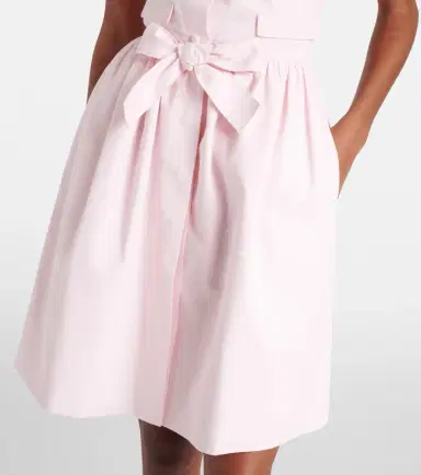Giambattista Valli Floral-appliqué cotton minidress | Thumbnail 3 Giambattista Valli Floral-appliqué cotton minidress | Thumbnail 3