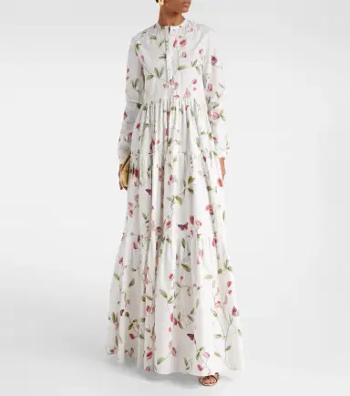 Giambattista Valli Floral cotton maxi dress | Thumbnail 2 Giambattista Valli Floral cotton maxi dress | Thumbnail 2