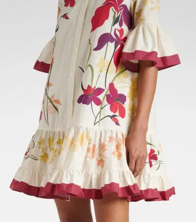 La DoubleJ Choux floral cotton poplin shirt dress | Thumbnail 2 La DoubleJ Choux floral cotton poplin shirt dress | Thumbnail 2