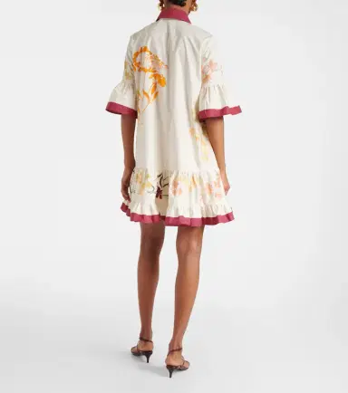 La DoubleJ Choux floral cotton poplin shirt dress | Thumbnail 3 La DoubleJ Choux floral cotton poplin shirt dress | Thumbnail 3