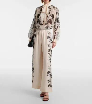La DoubleJ Printed silk palazzo pants | Thumbnail 4 La DoubleJ Printed silk palazzo pants | Thumbnail 4
