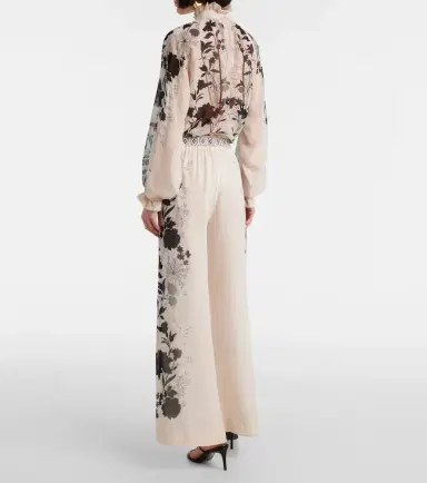 La DoubleJ Printed silk palazzo pants | Thumbnail 5 La DoubleJ Printed silk palazzo pants | Thumbnail 5