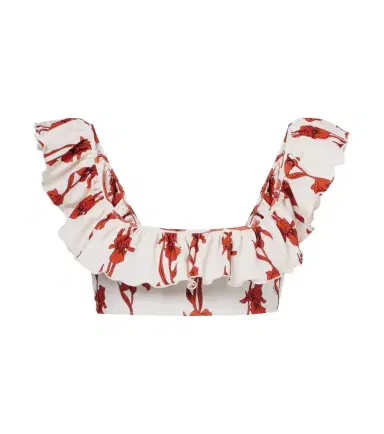 La DoubleJ Boy floral ruffled bikini top | Thumbnail 1 La DoubleJ Boy floral ruffled bikini top | Thumbnail 1