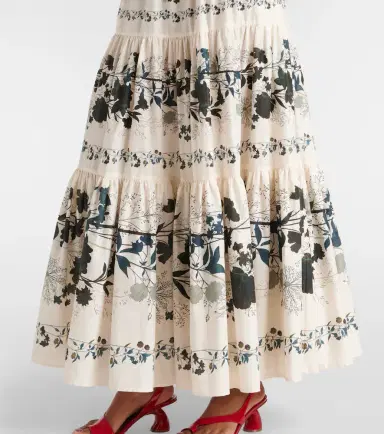 La DoubleJ Big floral cotton maxi skirt | Thumbnail 2 La DoubleJ Big floral cotton maxi skirt | Thumbnail 2