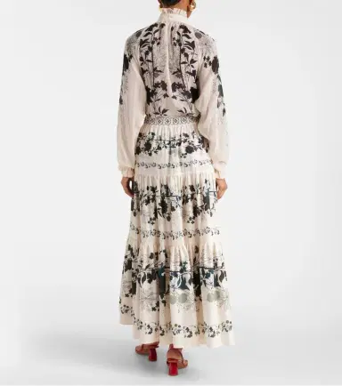 La DoubleJ Big floral cotton maxi skirt | Thumbnail 4 La DoubleJ Big floral cotton maxi skirt | Thumbnail 4