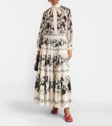 La DoubleJ Big floral cotton maxi skirt | Thumbnail 5 La DoubleJ Big floral cotton maxi skirt | Thumbnail 5