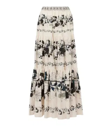 La DoubleJ Big floral cotton maxi skirt | Thumbnail 1 La DoubleJ Big floral cotton maxi skirt | Thumbnail 1