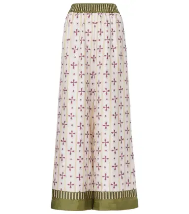 La DoubleJ Printed silk twill palazzo pants | Thumbnail 1 La DoubleJ Printed silk twill palazzo pants | Thumbnail 1