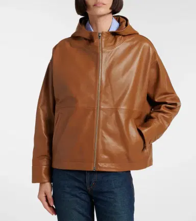 Yves Salomon Hooded leather jacket | Thumbnail 2 Yves Salomon Hooded leather jacket | Thumbnail 2