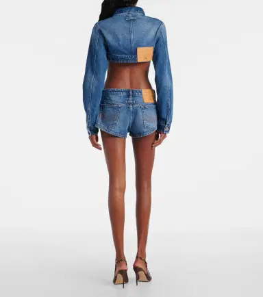 Jean Paul Gaultier Cropped denim jacket | Thumbnail 5 Jean Paul Gaultier Cropped denim jacket | Thumbnail 5