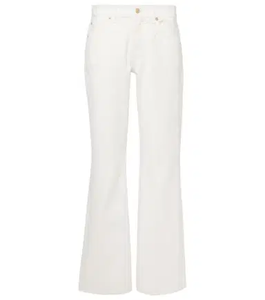 7 For All Mankind Tess cotton and hemp straight pants | Thumbnail 1 7 For All Mankind Tess cotton and hemp straight pants | Thumbnail 1