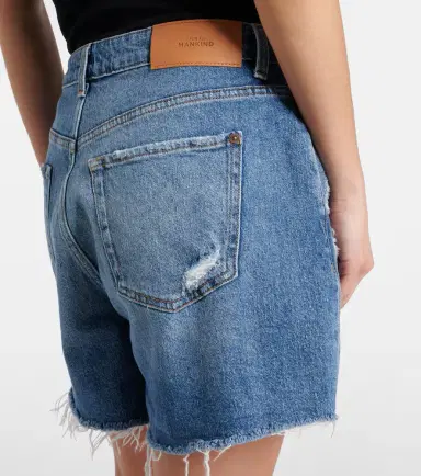 7 For All Mankind Distressed mid-rise denim shorts | Thumbnail 4 7 For All Mankind Distressed mid-rise denim shorts | Thumbnail 4