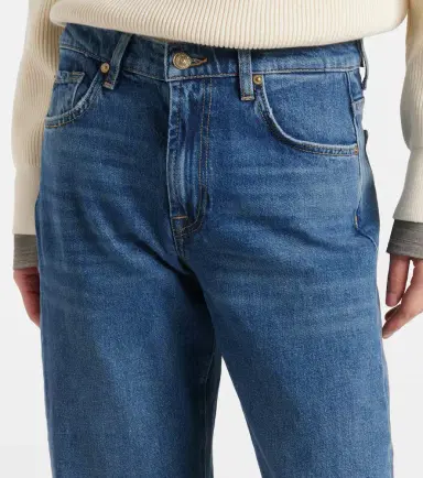 7 For All Mankind Tess high-rise straight jeans | Thumbnail 3 7 For All Mankind Tess high-rise straight jeans | Thumbnail 3