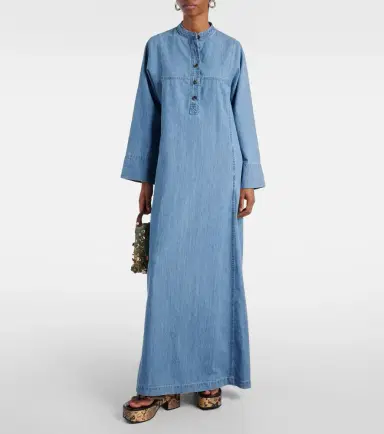 Dries Van Noten Denim maxi dress | Thumbnail 4 Dries Van Noten Denim maxi dress | Thumbnail 4