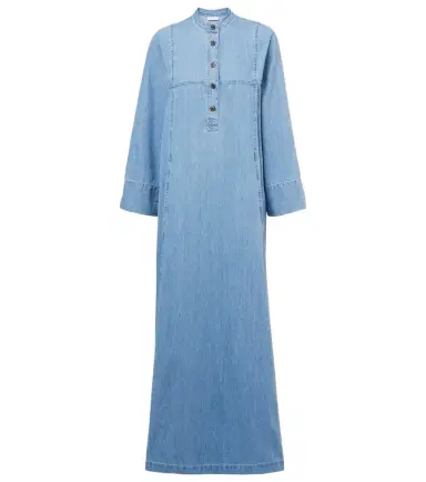 Dries Van Noten Denim maxi dress | Thumbnail 1 Dries Van Noten Denim maxi dress | Thumbnail 1