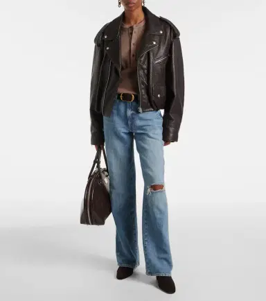 7 For All Mankind Tess distressed wide-leg jeans | Thumbnail 2 7 For All Mankind Tess distressed wide-leg jeans | Thumbnail 2
