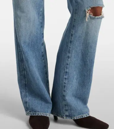 7 For All Mankind Tess distressed wide-leg jeans | Thumbnail 3 7 For All Mankind Tess distressed wide-leg jeans | Thumbnail 3