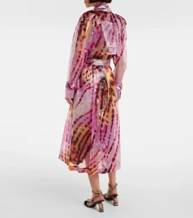 Dries Van Noten Printed double-breasted trench coat | Thumbnail 2 Dries Van Noten Printed double-breasted trench coat | Thumbnail 2