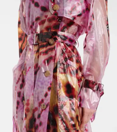 Dries Van Noten Printed double-breasted trench coat | Thumbnail 4 Dries Van Noten Printed double-breasted trench coat | Thumbnail 4
