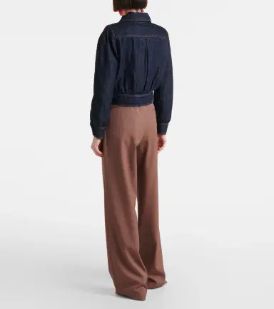 Dries Van Noten Cropped denim jacket | Thumbnail 2 Dries Van Noten Cropped denim jacket | Thumbnail 2