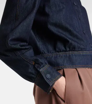 Dries Van Noten Cropped denim jacket | Thumbnail 5 Dries Van Noten Cropped denim jacket | Thumbnail 5