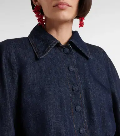 Dries Van Noten Cropped denim jacket | Thumbnail 6 Dries Van Noten Cropped denim jacket | Thumbnail 6