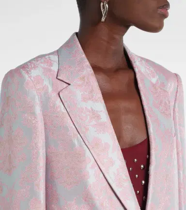 Dries Van Noten Floral jacquard blazer | Thumbnail 2 Dries Van Noten Floral jacquard blazer | Thumbnail 2