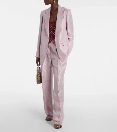 Dries Van Noten Floral jacquard blazer | Thumbnail 3 Dries Van Noten Floral jacquard blazer | Thumbnail 3
