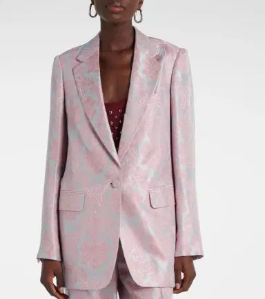 Dries Van Noten Floral jacquard blazer | Thumbnail 6 Dries Van Noten Floral jacquard blazer | Thumbnail 6